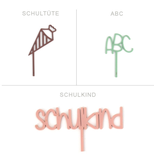 Caketopper - Schule