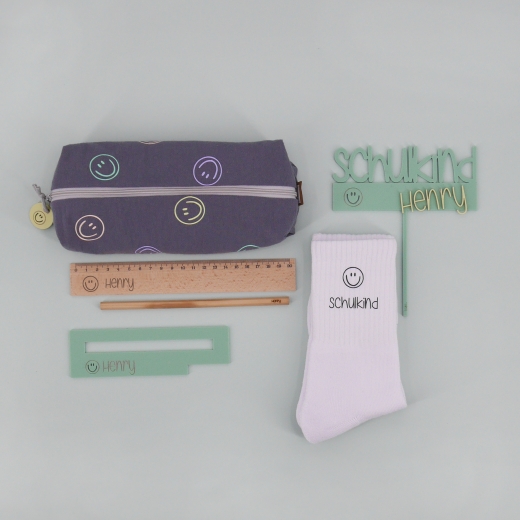 Caketopper - Schulkind eckig Caketopper - Schulkind eckig