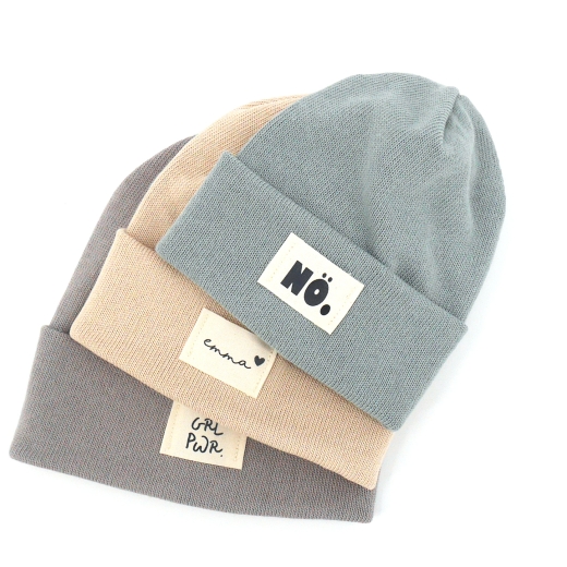 Doppelbeanie - Strick