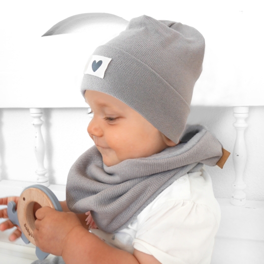 Doppelbeanie - Strick