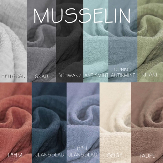 Schultüte / Kindergartentüte - Musselin Streifen