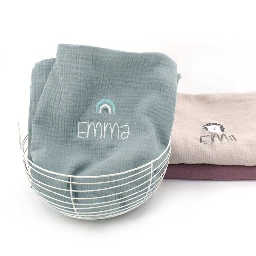 Baby Musselindecke - Mini Motiv
