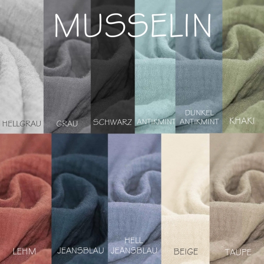 Schnullerband - Musselin