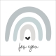 Grußkarte - Regenbogen