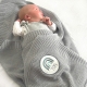 Baby Strickdecke - Button