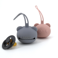 Schnullerbox - Silikon Bär